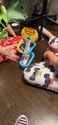 Small Duck Slide Ladder Toy | Musical Climbing Ducks Staircase Toy with LED Lights photo review