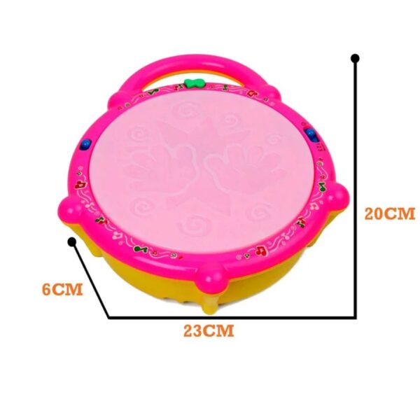 Musical Flash Drum Toy With 2 Drum Sticks - Image 5