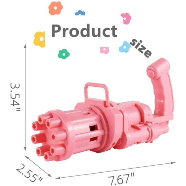2 Pcs Gatling Bubble Gun Toy for Kids Fun - Image 5