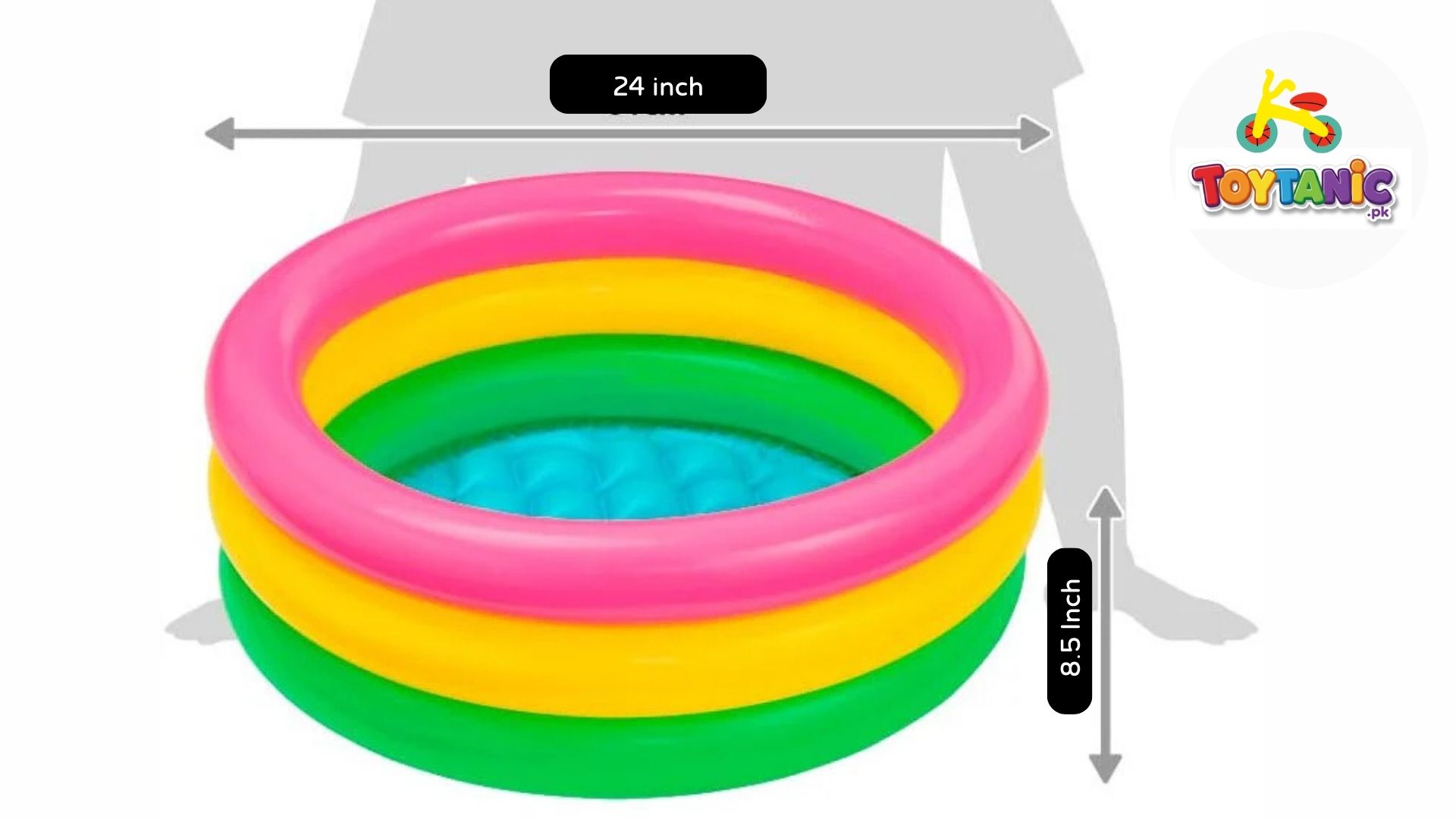 Inflatable Colorful Baby Swimming pool – 2 Feet