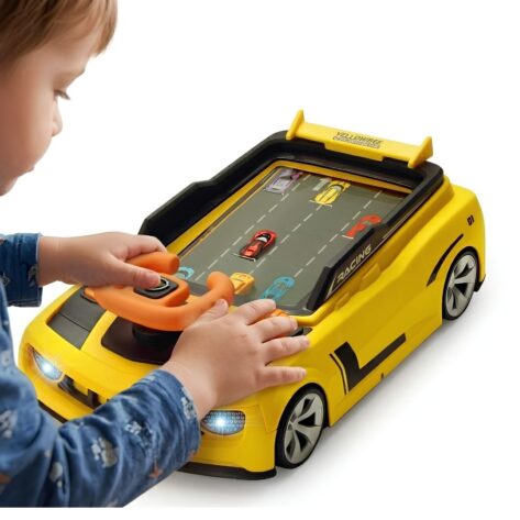 Racing Car Game Toy for Kids – Best Interactive Steering Wheel Racing Game