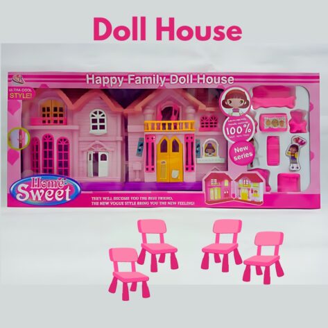 Princess Doll House Set for Baby Girls