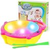 Musical Flash Drum Toy With 2 Drum Sticks