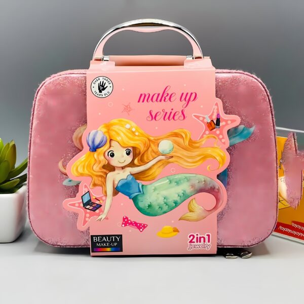 Beauty Makeup Kit and Jewelry Set 2-in-1 for Baby Girls - Image 3