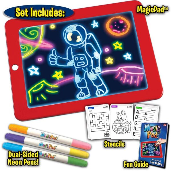3D Light Up Magic Drawing Pad for Kids