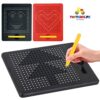 Magnetic Drawing Board for Kids & Toddlers with Beads