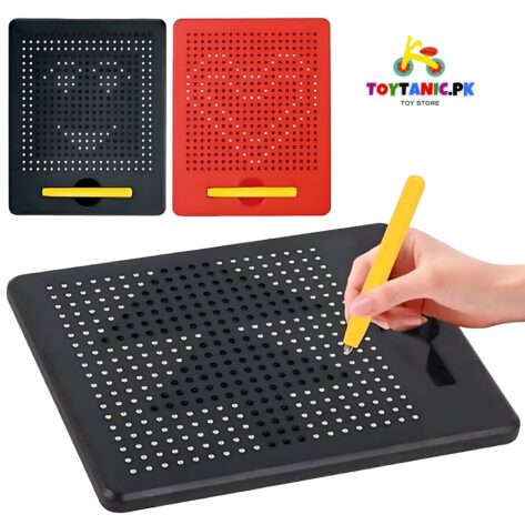 Magnetic Drawing Board for Kids & Toddlers with Beads