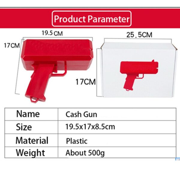 Cash Money Gun Toy for Kids - Image 5