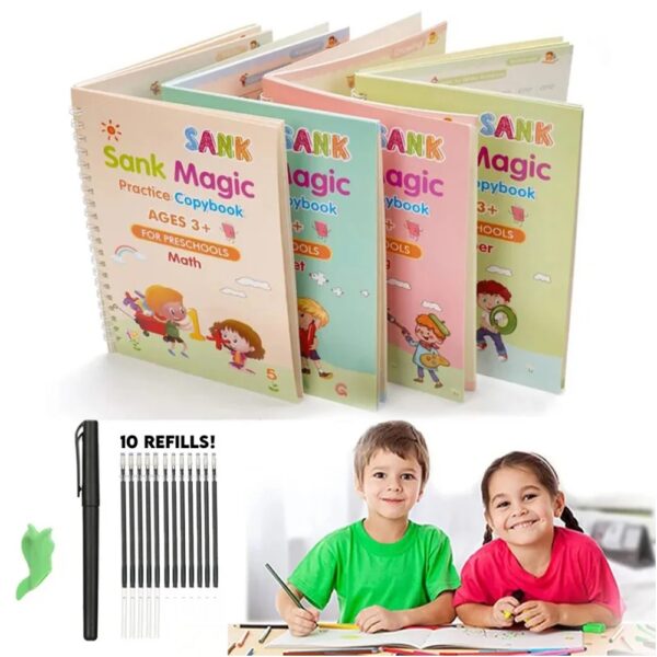 Kids Sank Magic Practice Copybook Set