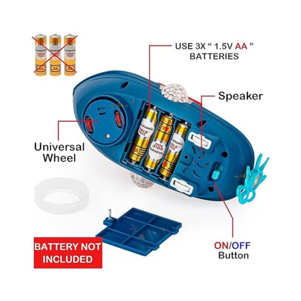 Gear Land Ship Toy With Music and Lights - Image 3