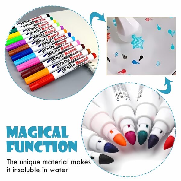 8 Colors Magical Water Painting Pens Set for Kids - Image 2