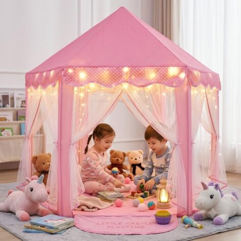 Princess Tent House for Girls for Up to 10 Years