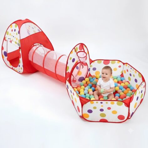 Adventure Tunnel Tent House For Kids (Age: 2-5 years)