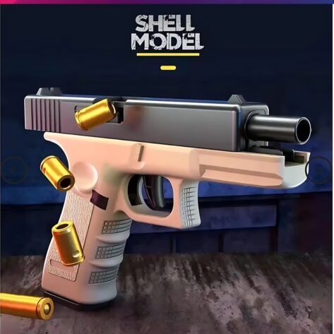 Shell Ejecting Automatic Gun Toy for Kids