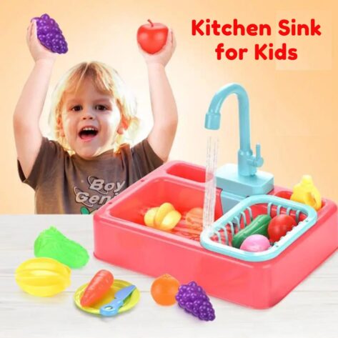 Kitchen Sink Toy with Running Water