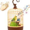 Singing Toy Parrot in Cage