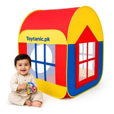 Cozy Kids Square Shape Tent House – Foldable Indoor Play Tent for Kids