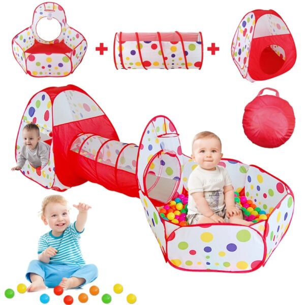 Tunnel Tent House For Kids (Age: 2-5 years) - Image 3
