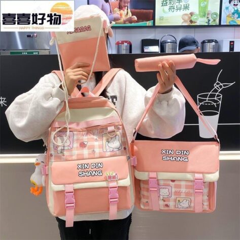 Pcs Backpack School Bag Set