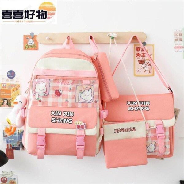 4 Pcs Backpack School Bag Set - Image 4