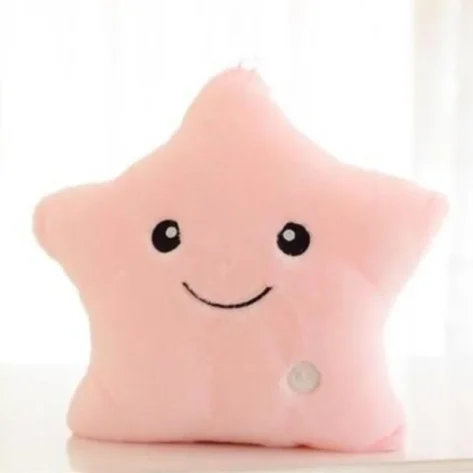 pillow with lights