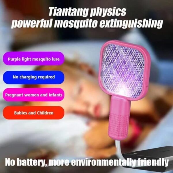 USB Portable Mini Mosquito Killer Racket - Image 4