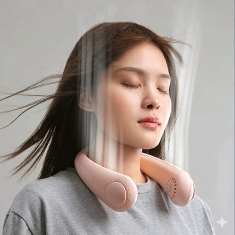 Portable and USB Rechargeable Neck Fan
