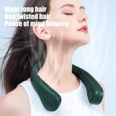 Portable and USB Rechargeable Neck Fan