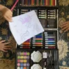 145 Pcs Drawing Set for Kids – Art & Coloring Kit with Aluminum Case