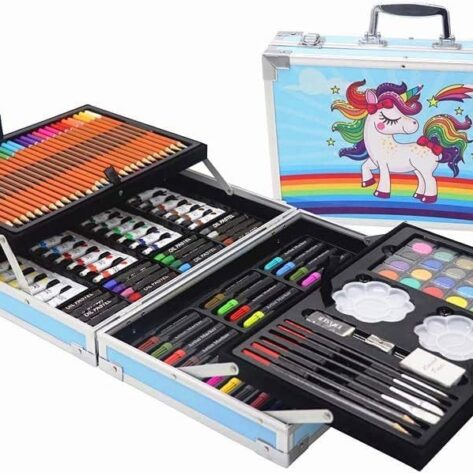145 Pcs Drawing Set Suitcase for Kids