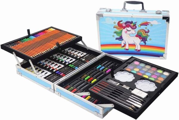 145 Pcs Drawing Set Suitcase for Kids