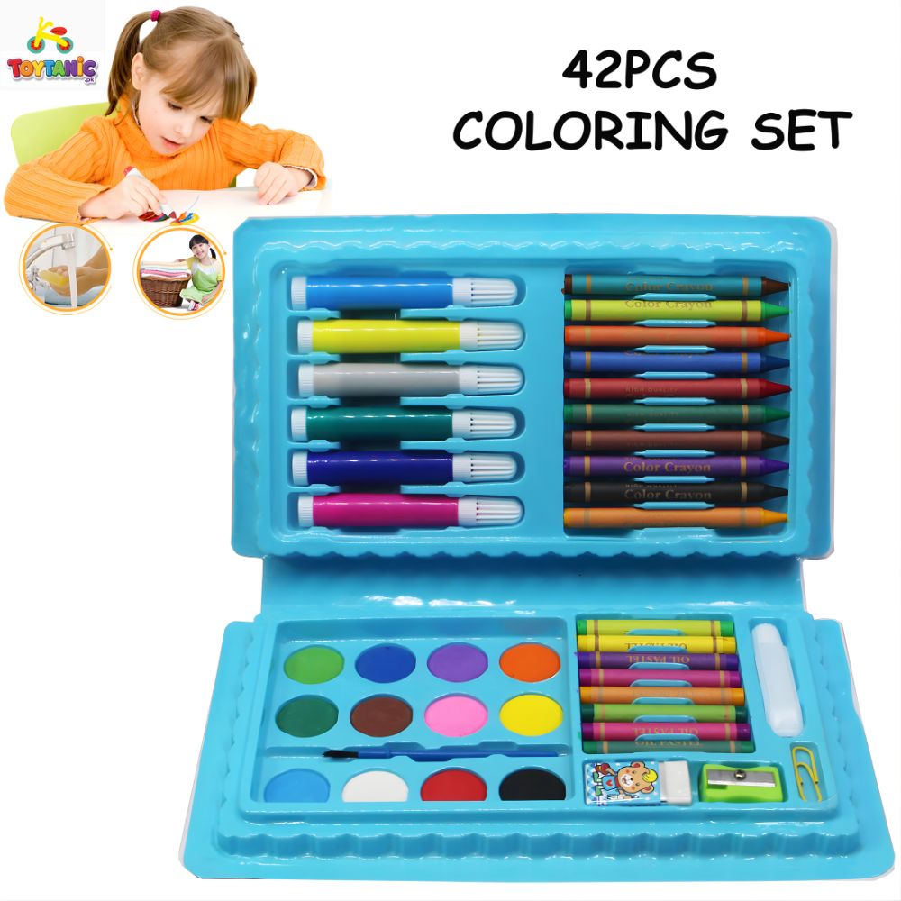 42 Pcs Art Color Set for Kids