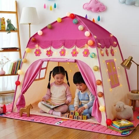 Ultimate Pink Castle Tent House for Girls