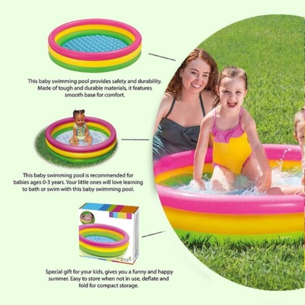 Intex Round 4 Feet Swimming Pool for Kids - Image 4