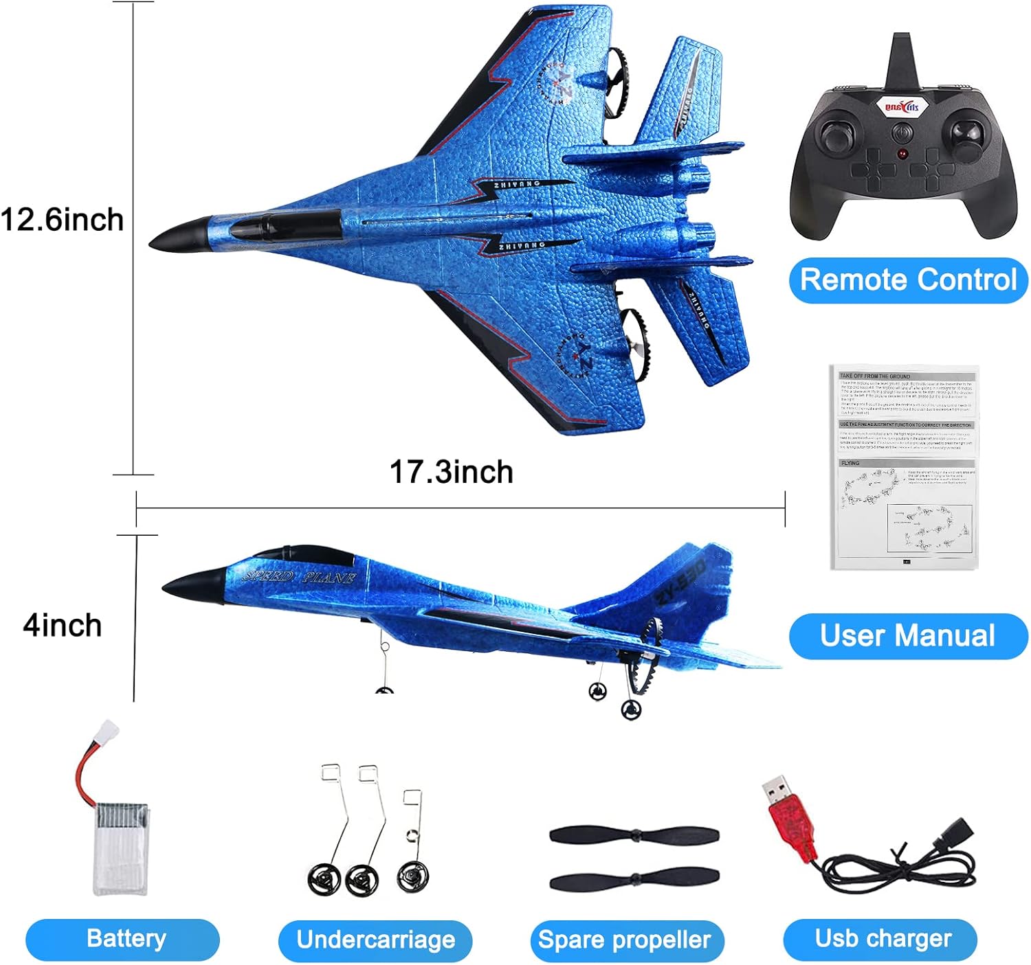 ZY 530 RC airplane for children