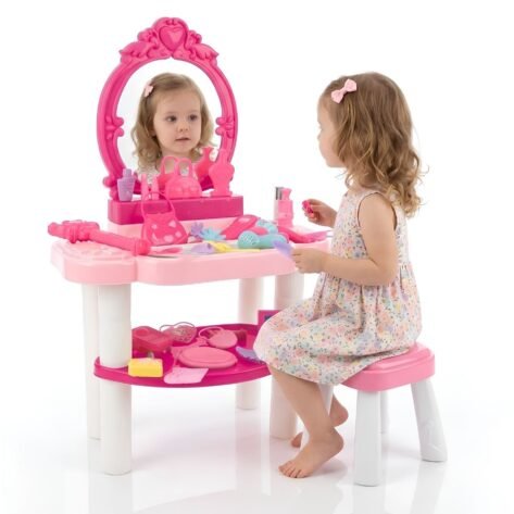 Princess Style Dressing Table for Girls