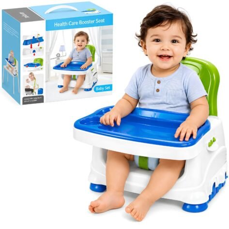 Baby Booster Seat | Portable Feeding & Dining Chair for Babies and Toddlers
