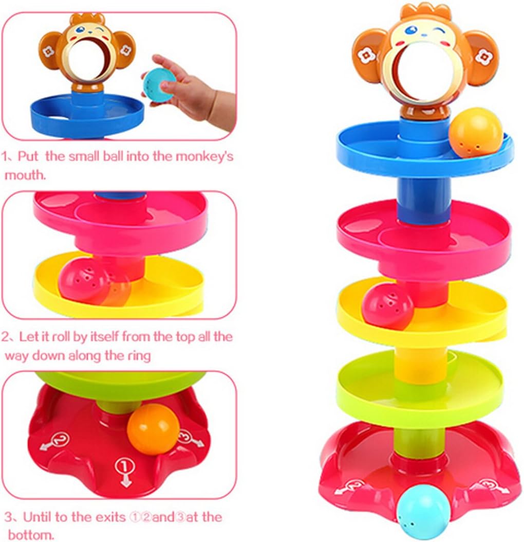 Roll the Ball Mobkey Toy for Kids