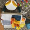 Kids Building Blocks Table With Chair