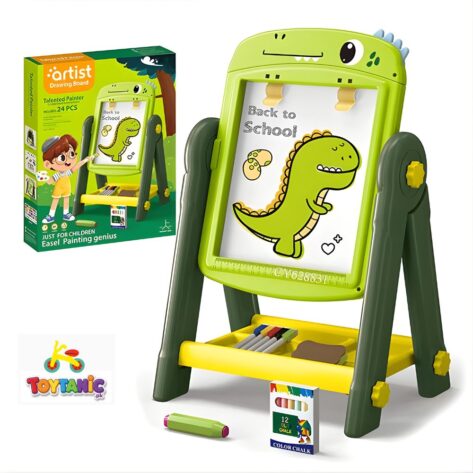 2 in 1 Magnetic Black and White Board for Kids