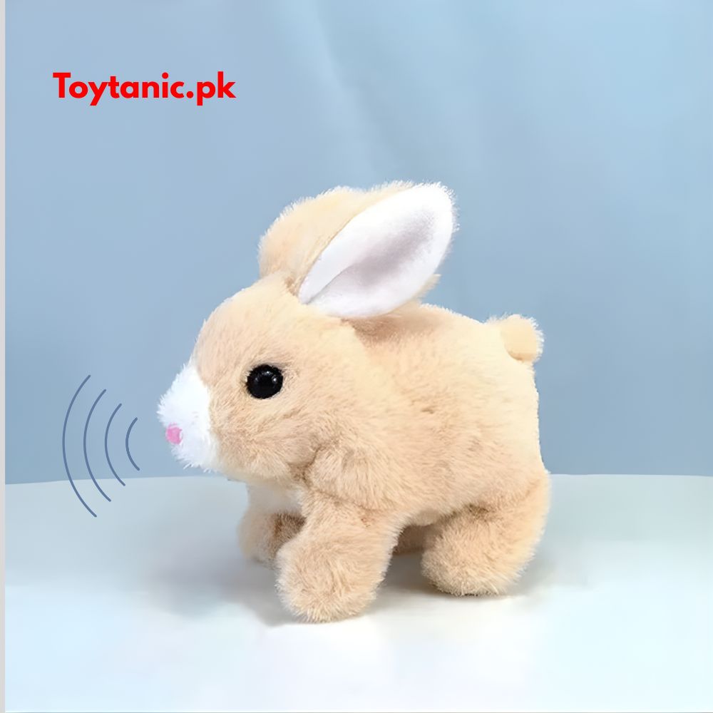 Plush Walking Rabbit Toy with Sounds
