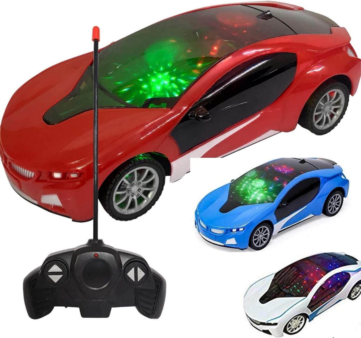 LED racing remote control car