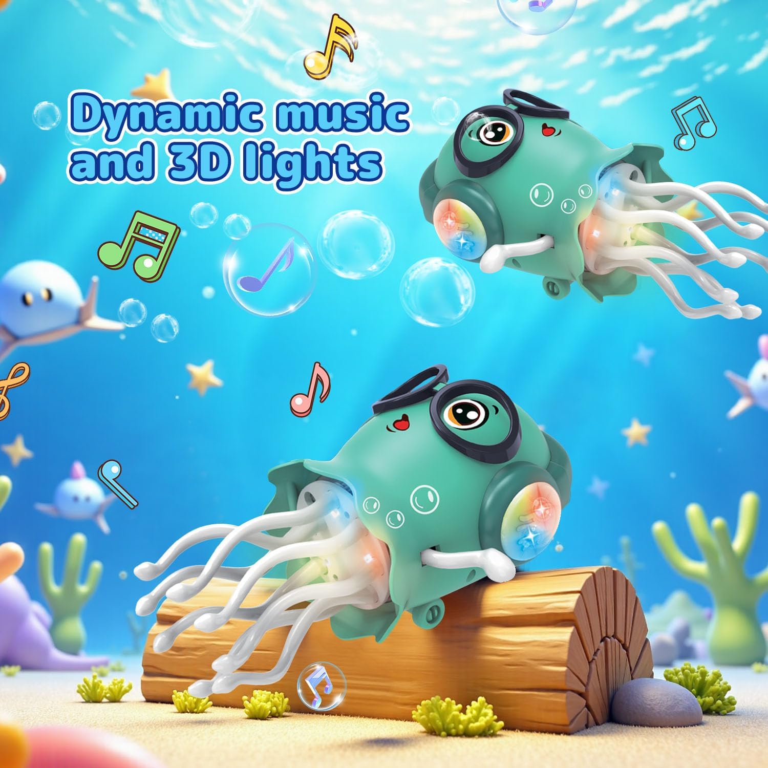 Dancing Jellyfish Baby Toy for Kids Fun - Image 2