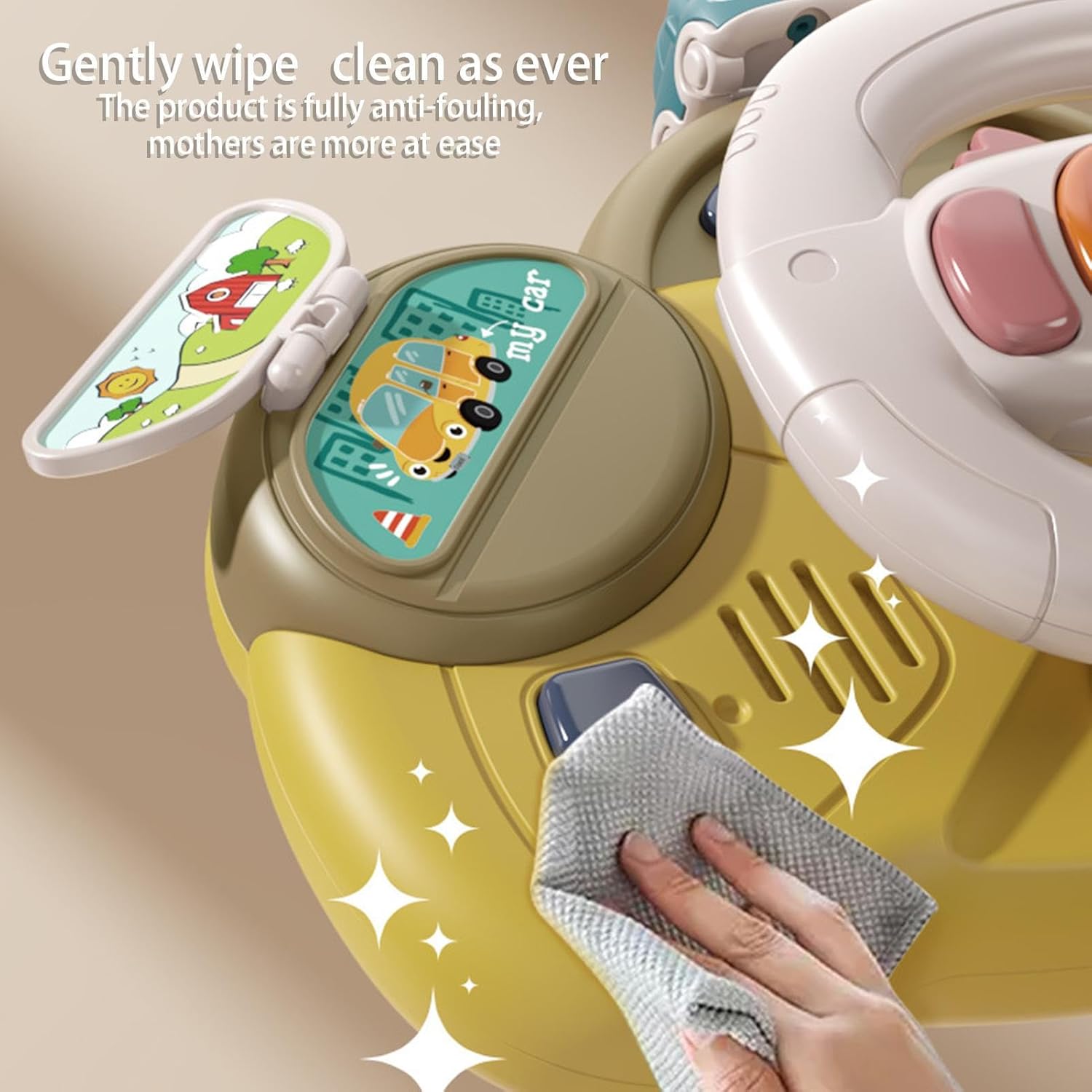 Educational toy steering wheel for kids