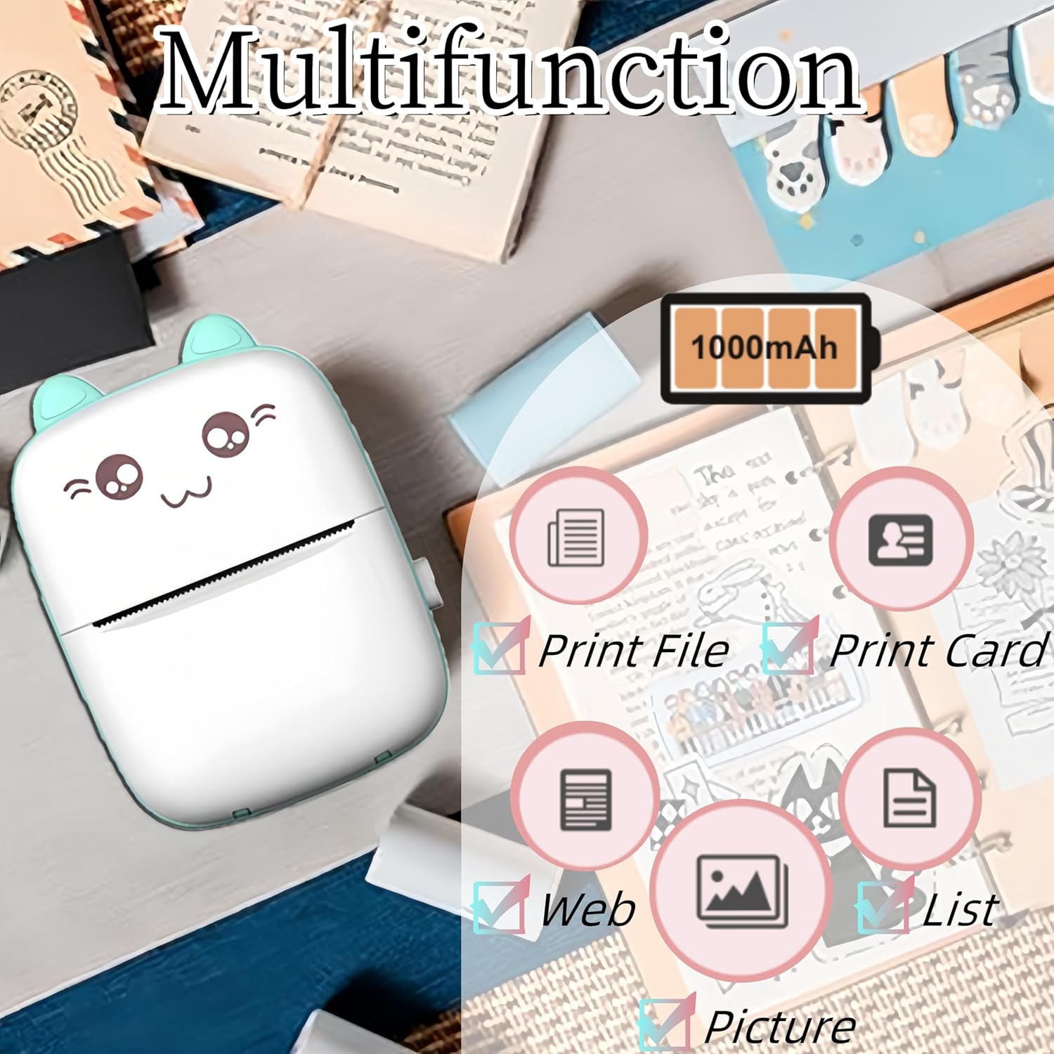Portable Mini Thermal Printer for Kids - Image 5