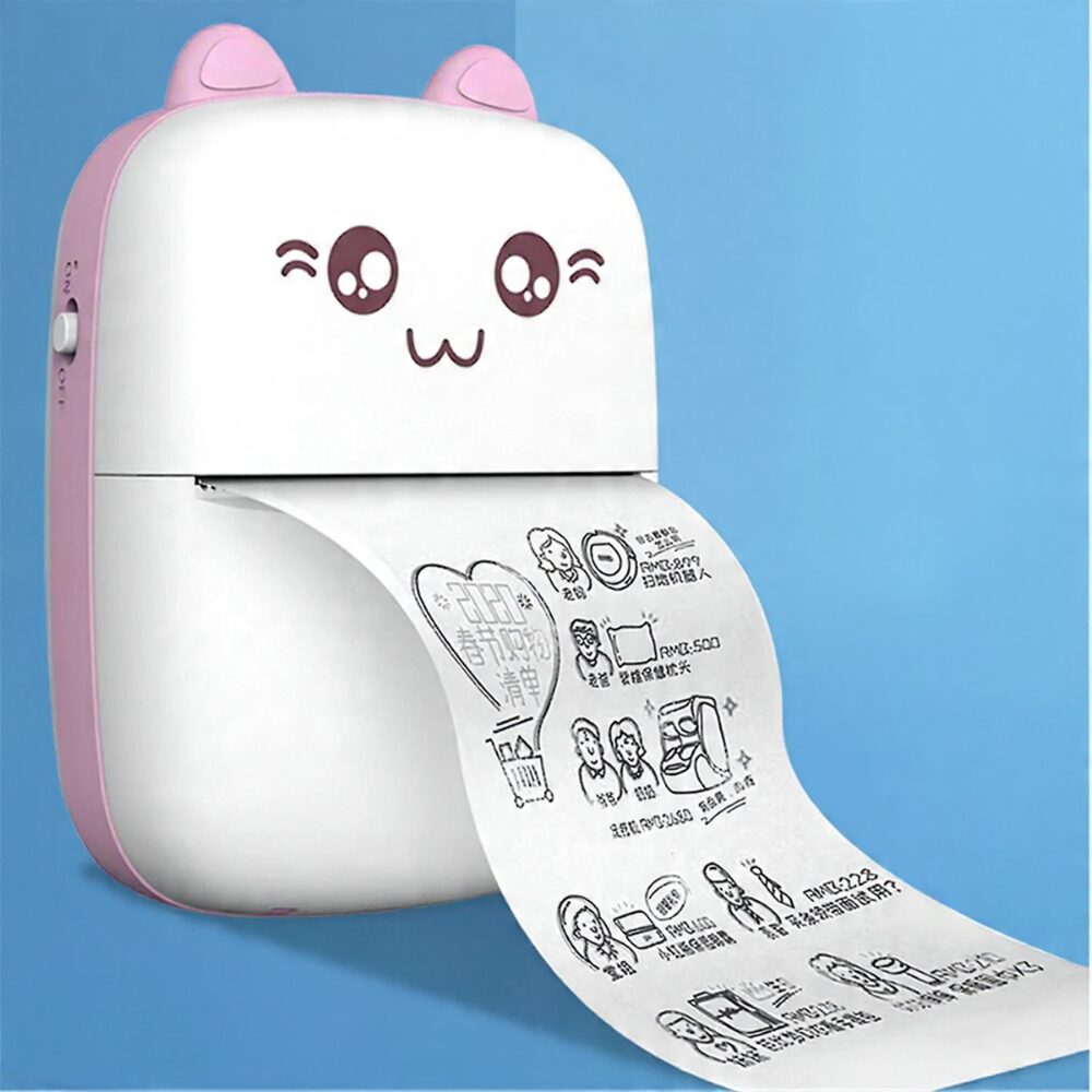 Portable Mini Thermal Printer for Kids