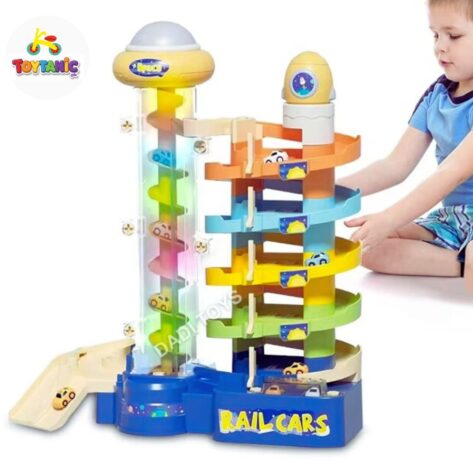 Space Slot Cars DIY Play Set for Kids