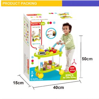 fruit and vegetable trolley toy