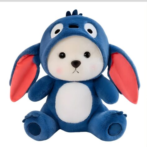 Blue Teddy Bear Plush Toy
