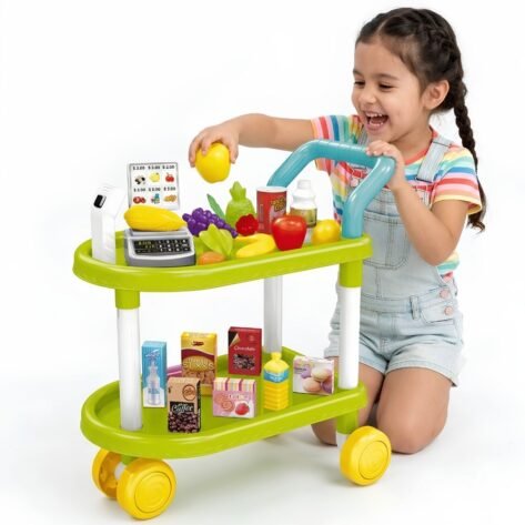 Kids Kitchen Trolley with Fruits